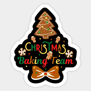 Christmas Baking Team Sticker